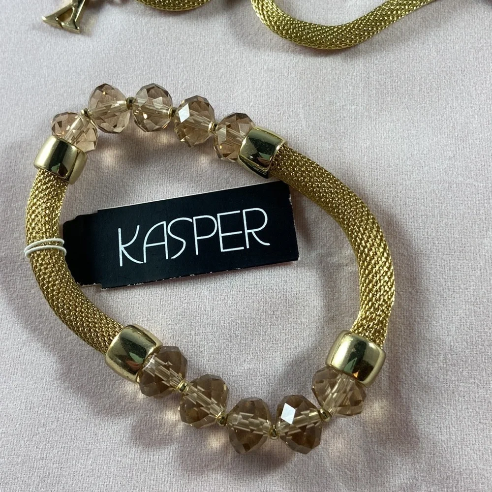 Kasper Haley Longline Necklace & Bracelet Set NWT
